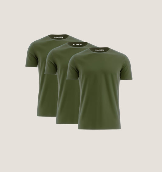 3-Pack - Khaki