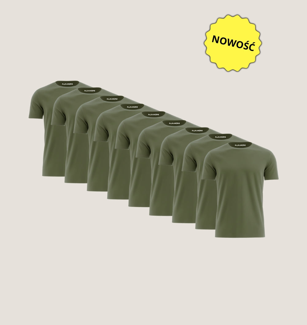 Zestaw 9 szt. | Militarna Zieleń