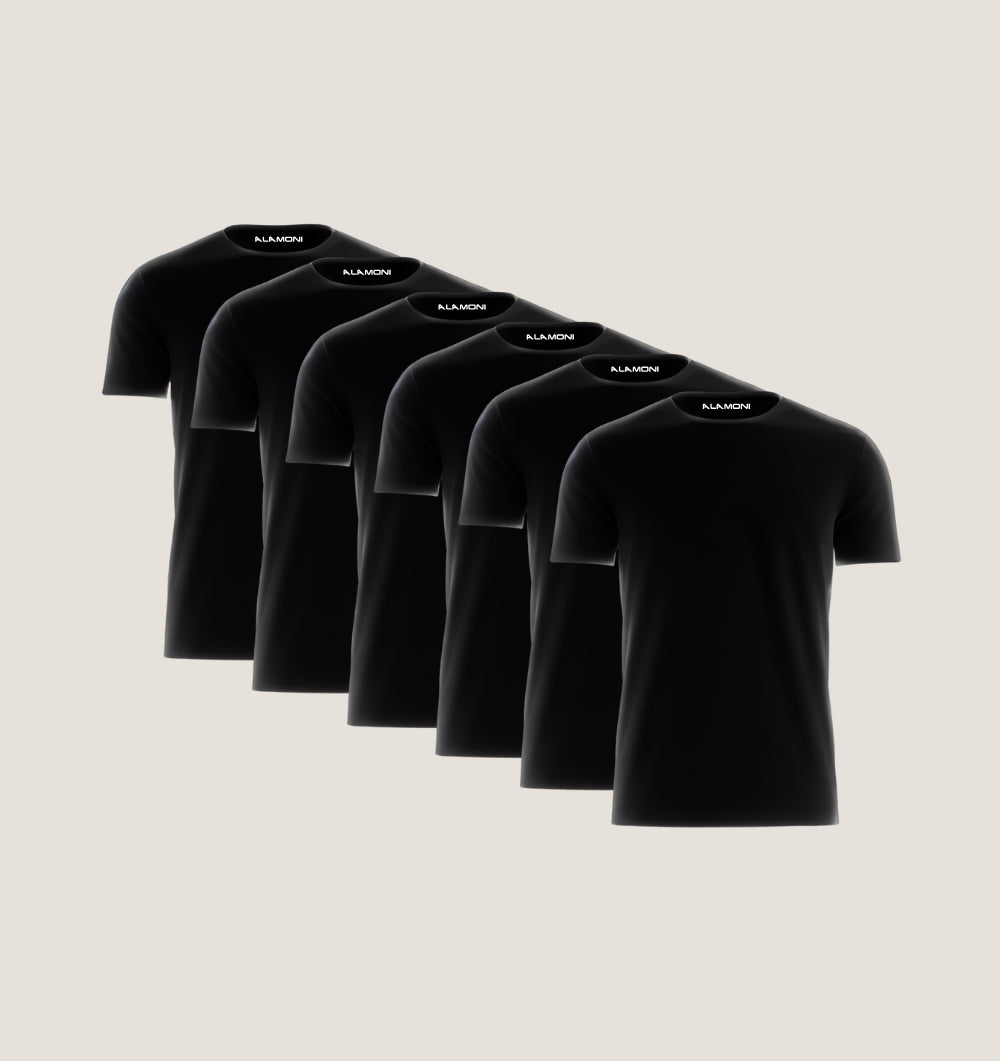 Zestaw 6 szt. | Czarny