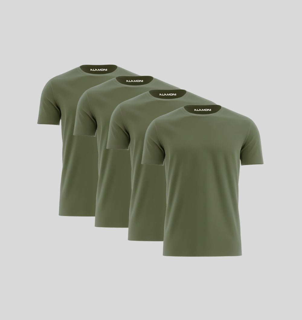 Zestaw 4 szt. | Militarna Zieleń